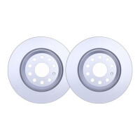 Brake Kit all-round carefree for rear axle HELLA suitable for e.g. VW Passat