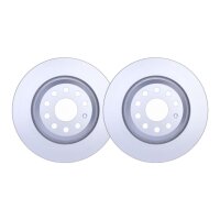 Brake Kit all-round carefree for rear axle HELLA suitable for e.g. VW Golf