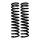 Suspension spring set front axle Ø 14.2 mm 440 mm EIBACH for e.g. MB 124
