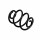 Suspension Spring Set rear coil spring Ø 11.8 mm EIBACH for e.g. OPEL CORSA