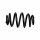 Rear Suspension Spring Set Ø 15.8 mm EIBACH for VW TRANSPORTER and others