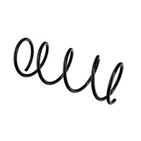 Suspension Spring Set Front Axle Coil Spring Ø 11 mm EIBACH for FORD KA