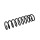 Suspension Spring Set rear coil spring Ø 9.5 mm EIBACH for RENAULT TWINGO