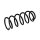 Suspension Spring Set front coil spring Ø 11.5 mm EIBACH for e.g. OPEL CORSA