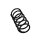 Suspension Spring Set front coil spring Ø 11.5 mm EIBACH for e.g. OPEL CORSA