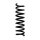 Suspension spring set front axle Ø 14.2 mm 387 mm EIBACH for e.g. MB E-CLASS