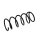 Suspension Spring Set front coil spring Ø 11.5 mm EIBACH for e.g. FORD FIESTA