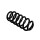 Suspension Spring Set rear axle coil spring Ø 13.5 mm EIBACH for e.g. AUDI A3