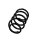 Suspension Spring Set Front Axle Coil Spring Ø 14.8 mm EIBACH for FORD KUGA