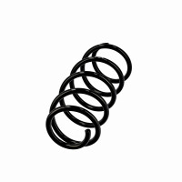 Suspension Spring Set Front Axle Coil Spring Ø 12.2 mm EIBACH for FIAT FIORINO