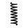 Suspension spring set front axle Ø 14.5 mm 337 mm EIBACH for e.g. MB E-CLASS