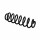 Suspension Spring Set rear coil spring Ø 12.8 mm EIBACH for e.g. VW TOURAN
