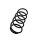 Suspension Spring Set front coil spring Ø 11.5 mm EIBACH for LANCIA YPSILON
