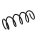 Suspension Spring Set front coil spring Ø 11.5 mm EIBACH for LANCIA YPSILON