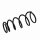 Suspension Spring Set Front Axle Coil Spring Ø 12.5 mm EIBACH for FIAT SEDICI