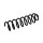 Suspension Spring Set rear coil spring Ø 10,8 mm EIBACH for RENAULT MEGANE