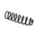Suspension Spring Set rear coil spring Ø 10,8 mm EIBACH for RENAULT MEGANE