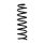 Suspension spring set rear Ø 10.5 mm 370 mm EIBACH for e.g. RENAULT MEGANE II