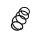 Suspension Spring Set front coil spring Ø 11.5 mm EIBACH for e.g. NISSAN MICRA