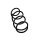 Suspension Spring Set front coil spring Ø 11.5 mm EIBACH for e.g. NISSAN MICRA
