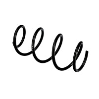 Suspension Spring Set Front Axle Coil Spring Ø 12 mm EIBACH for NISSAN NOTE