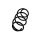 Suspension Spring Set front coil spring Ø 11.8 mm EIBACH for e.g. RENAULT CLIO