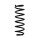 Suspension spring set rear axle Ø 11 mm 329 mm EIBACH for RENAULT MEGANE III