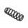 Suspension Spring Set Rear Axle Coil Spring Ø 11 mm EIBACH for RENAULT MEGANE