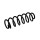 Suspension Spring Set Rear Axle Coil Spring Ø 11 mm EIBACH for RENAULT MEGANE
