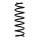 Suspension spring set rear Ø 11 mm 352 mm EIBACH for e.g. RENAULT MEGANE III