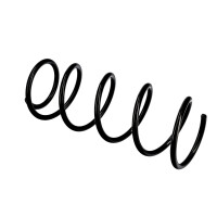 Suspension Spring Set Front Axle Coil Spring Ø 12 mm EIBACH for RENAULT CLIO