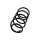 Suspension Spring Set front coil spring Ø 12.5 mm EIBACH for e.g. FORD FOCUS