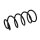 Suspension Spring Set front coil spring Ø 12.5 mm EIBACH for e.g. FORD FOCUS