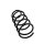 Suspension Spring Set front coil spring Ø 12.5 mm EIBACH for e.g. FORD FOCUS