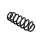Suspension Spring Set rear coil spring Ø 12.5 mm EIBACH for e.g. VW PASSAT