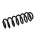 Suspension Spring Set rear coil spring Ø 12.5 mm EIBACH for e.g. VW PASSAT