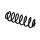 Suspension Spring Set rear coil spring Ø 12.5 mm EIBACH for e.g. VW PASSAT