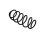 Suspension Spring Set front Ø 12 mm EIBACH suitable for e.g. PEUGEOT 207