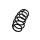 Suspension Spring Set front Ø 12 mm EIBACH suitable for e.g. PEUGEOT 207