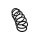 Suspension Spring Set front Ø 12 mm EIBACH suitable for e.g. PEUGEOT 207