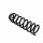 Suspension Spring Set front coil spring Ø 13.2 mm EIBACH for e.g. MB E-CLASS