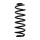 Suspension spring set rear axle Ø 12.8 mm 358 mm EIBACH for e.g. VW PASSAT B6