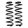 Suspension spring set rear axle Ø 11.8 mm 342 mm EIBACH for e.g. SKODA OCTAVIA I