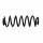 Rear Suspension Spring Set Ø 11.8 mm EIBACH for SKODA OCTAVIA and others
