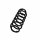 Rear Suspension Spring Set Ø 11.8 mm EIBACH for SKODA OCTAVIA and others