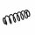 Rear Suspension Spring Set Ø 11.8 mm EIBACH for SKODA OCTAVIA and others
