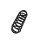 Suspension Spring Set rear coil spring Ø 9.8 mm EIBACH for SKODA FABIA