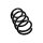 Suspension Spring Set front coil spring Ø 16 mm EIBACH for e.g. FIAT DUCATO