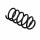 Suspension Spring Set rear coil spring Ø 11 mm EIBACH for e.g. OPEL CORSA