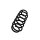 Suspension Spring Set rear coil spring Ø 11 mm EIBACH for e.g. CITROËN C4
